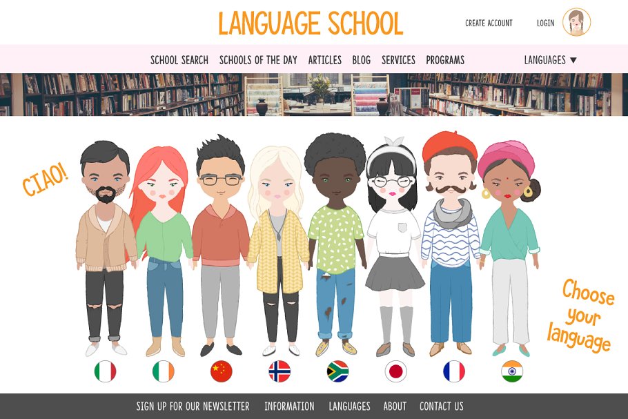 卡通人物形象设计素材包 Portrait & Character Creator Pro插图(1)