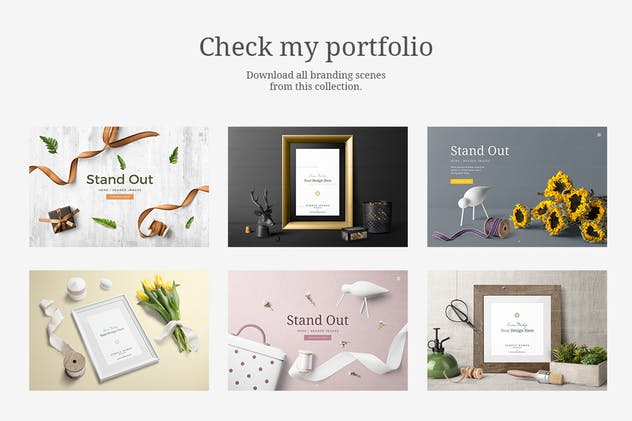 简约家居海报画框样机Vol.1 Simple Homes Mockup Vol. 1插图(6)