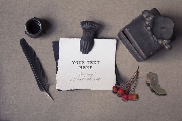 欧式乡村风格水彩场景样机模板 Rustic Scense mockups插图(7)