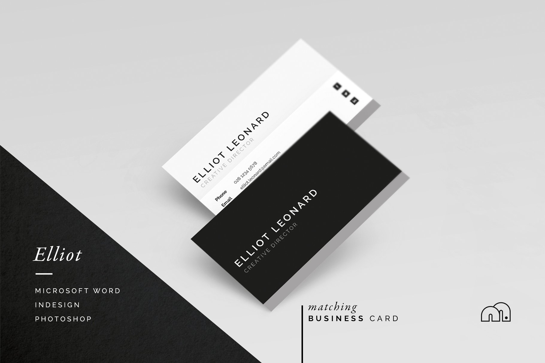 经典实用多风格简历模板合集 Threebie Resume/CV Bundle 4插图(5)