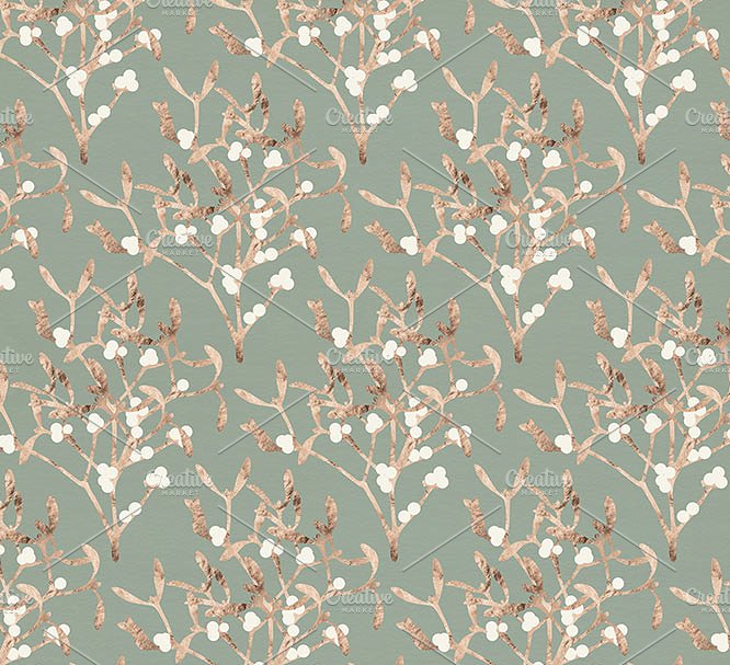 金色黄金假期主题图案纹理 Golden Holiday Season Patterns插图(2)