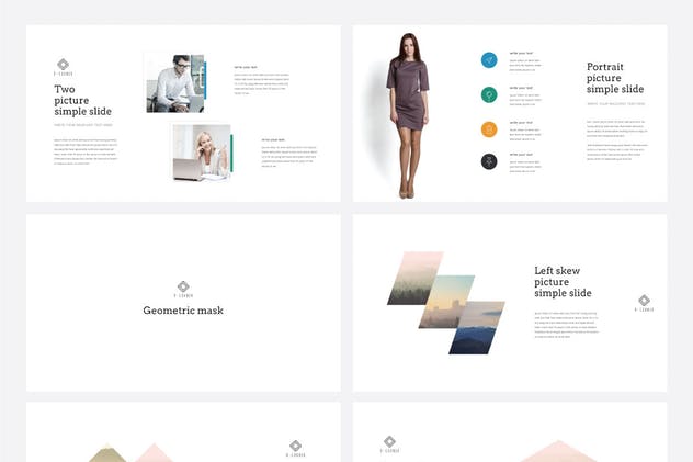 时尚高端简约多用途PPT模板V7 Multipurpose PowerPoint Template V.7插图(9)