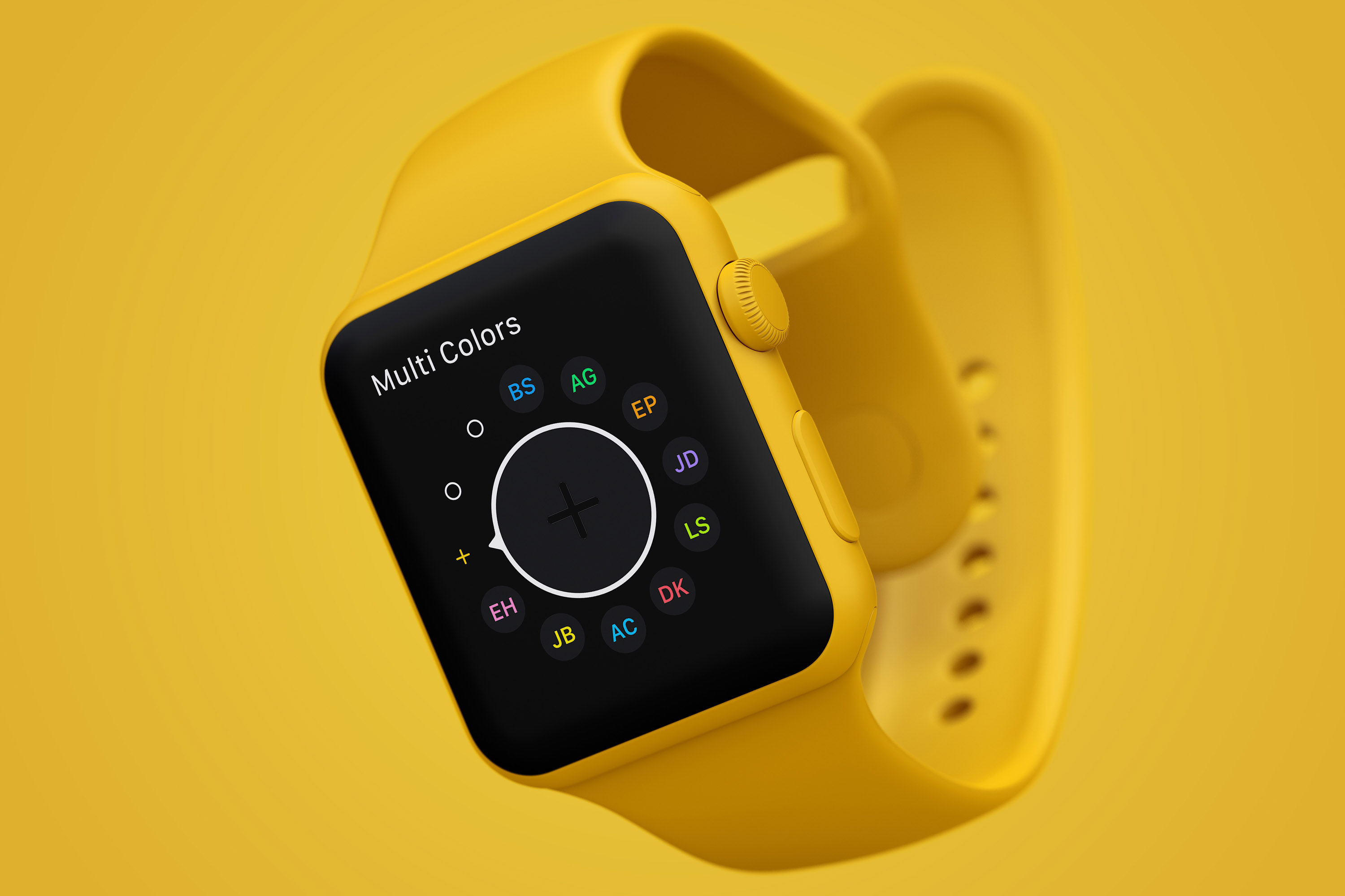 5K高分辨率Apple Watch智能手表黏土样机模板02 Clay Apple Watch Mockup 02插图(3)