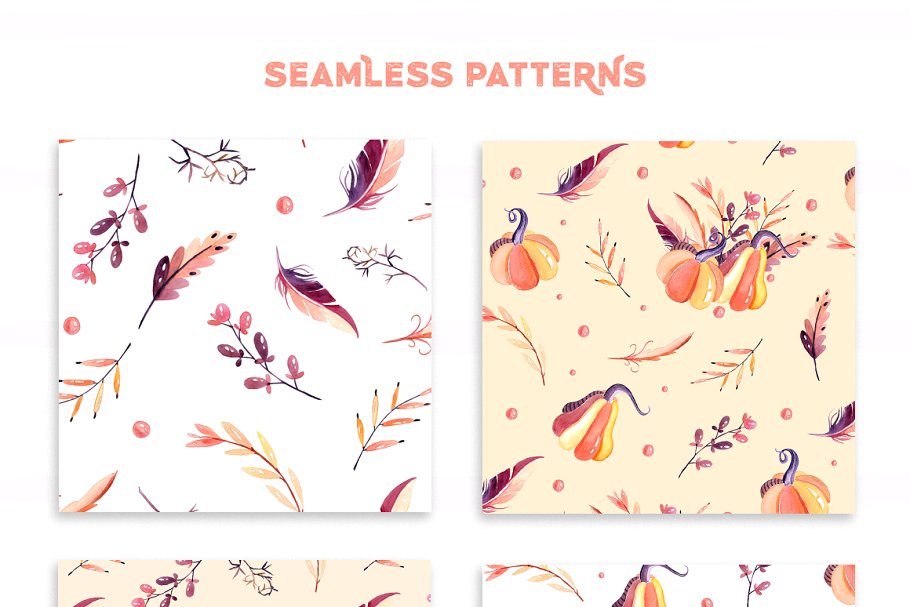 极力推荐：花卉图案纹理集合 Floral Patterns Bundle Vol.2 [3.45GB, 超过120款图案]插图(18)