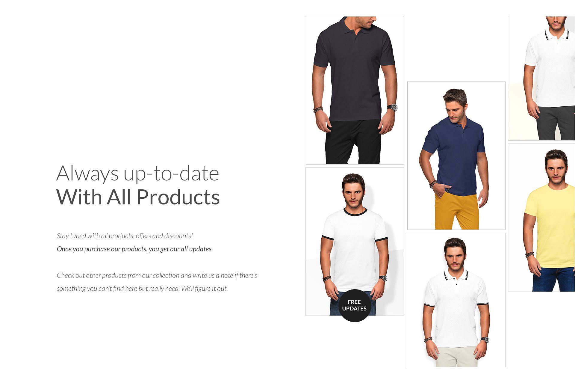 时尚简约男士T恤样机插图(19)