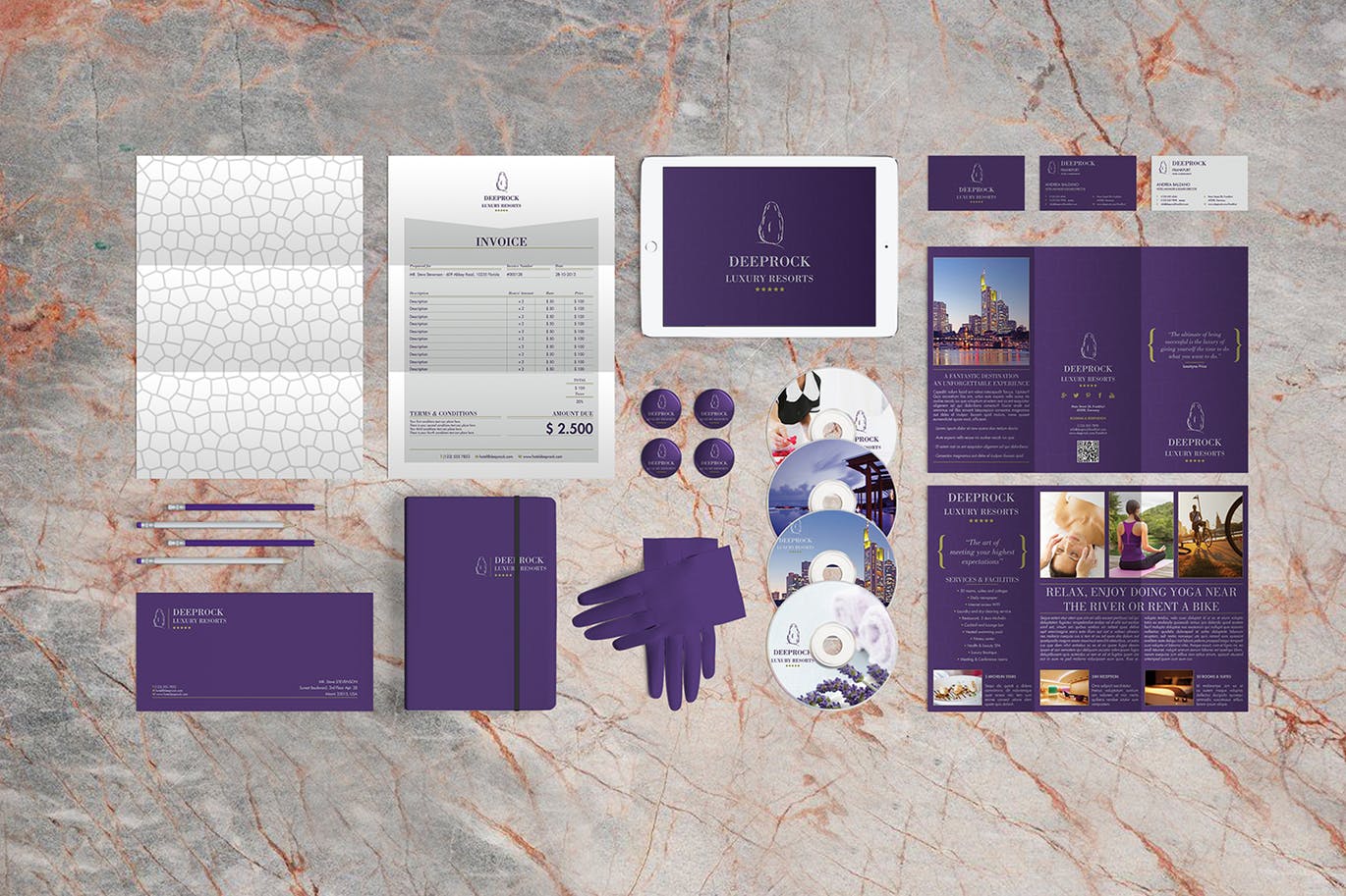 品牌VI标识设计企业办公文具素材库精选模板03 Brand Identity / Stationery Mockup 03插图(2)