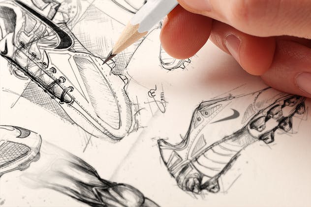 素描本样机模板 Sketchbook Mock-up插图(3)