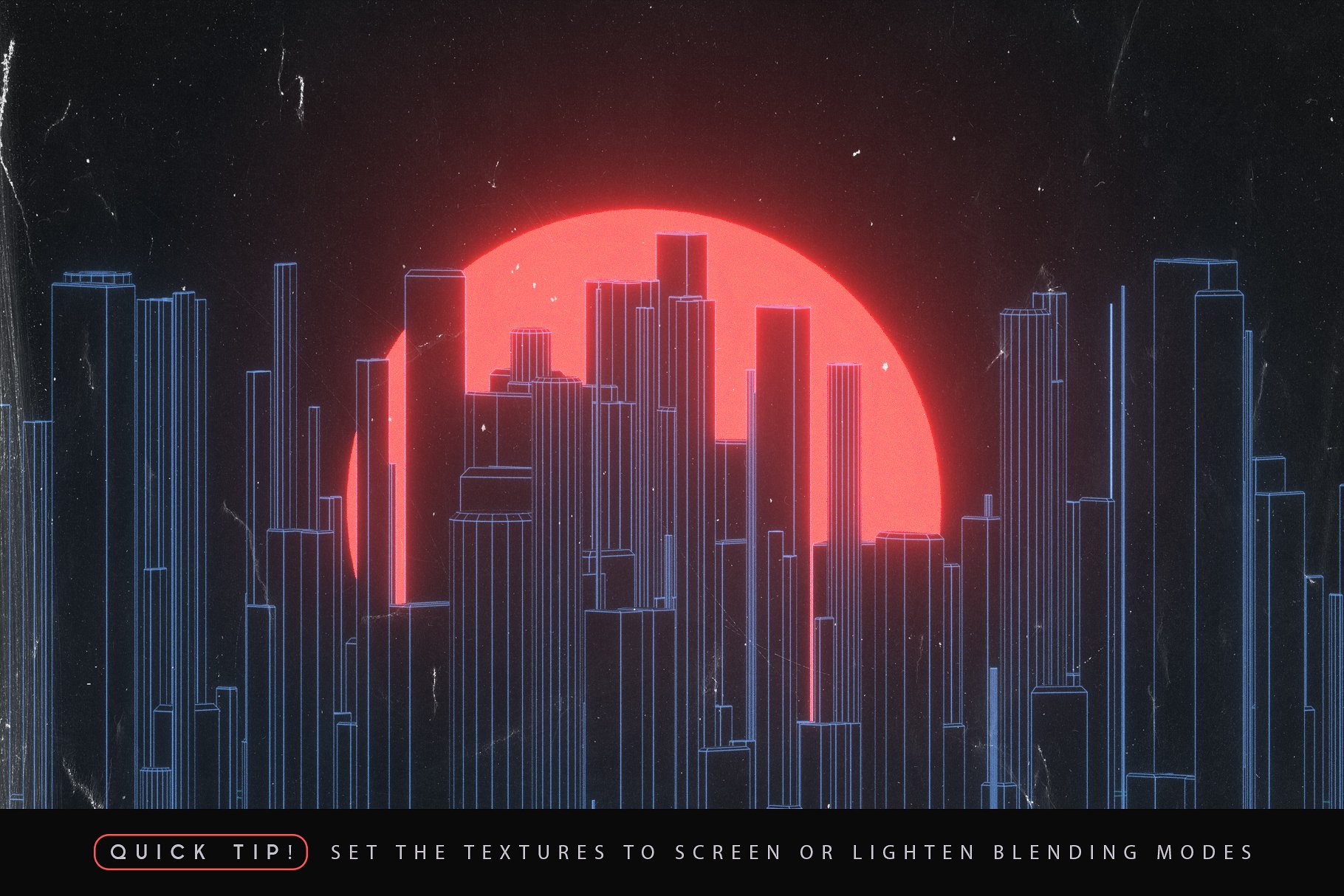 炫酷黑色纸张图层纹理 Black Paper Textures插图(3)