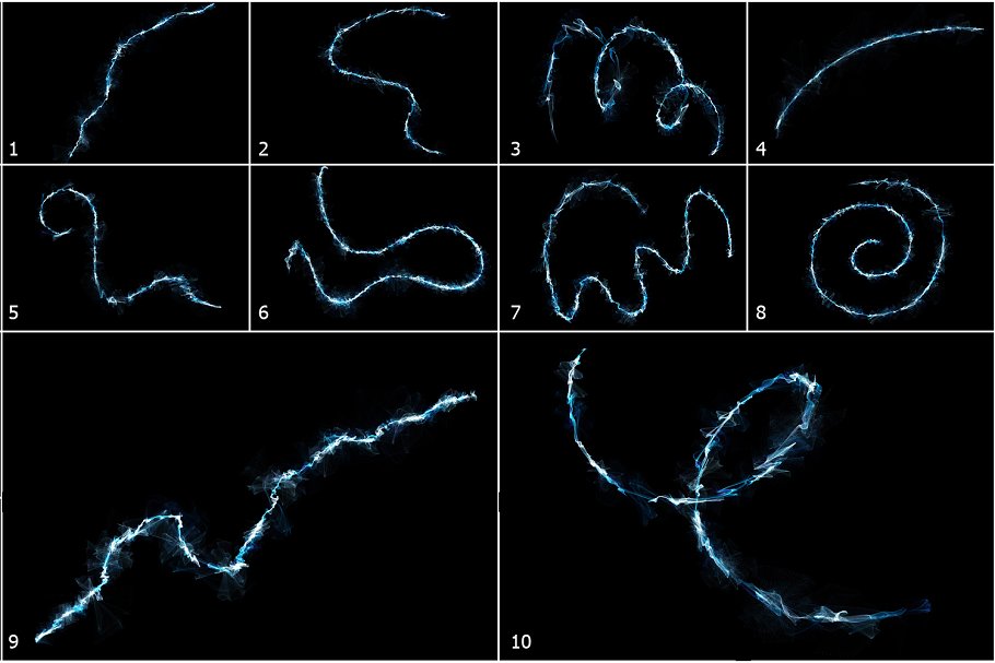 5K高清分辨率雷电光线叠层背景 5K Electricity Overlays插图(2)