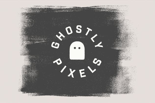 高分辨率滚墨矢量纹理复古做旧设计素材 Rolled Ink Textures插图(3)