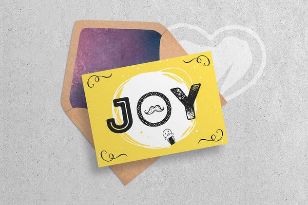 手绘装饰设计元素工具包[手绘图案+水彩样式+图形] The Hip Decorative Toolkit插图(9)