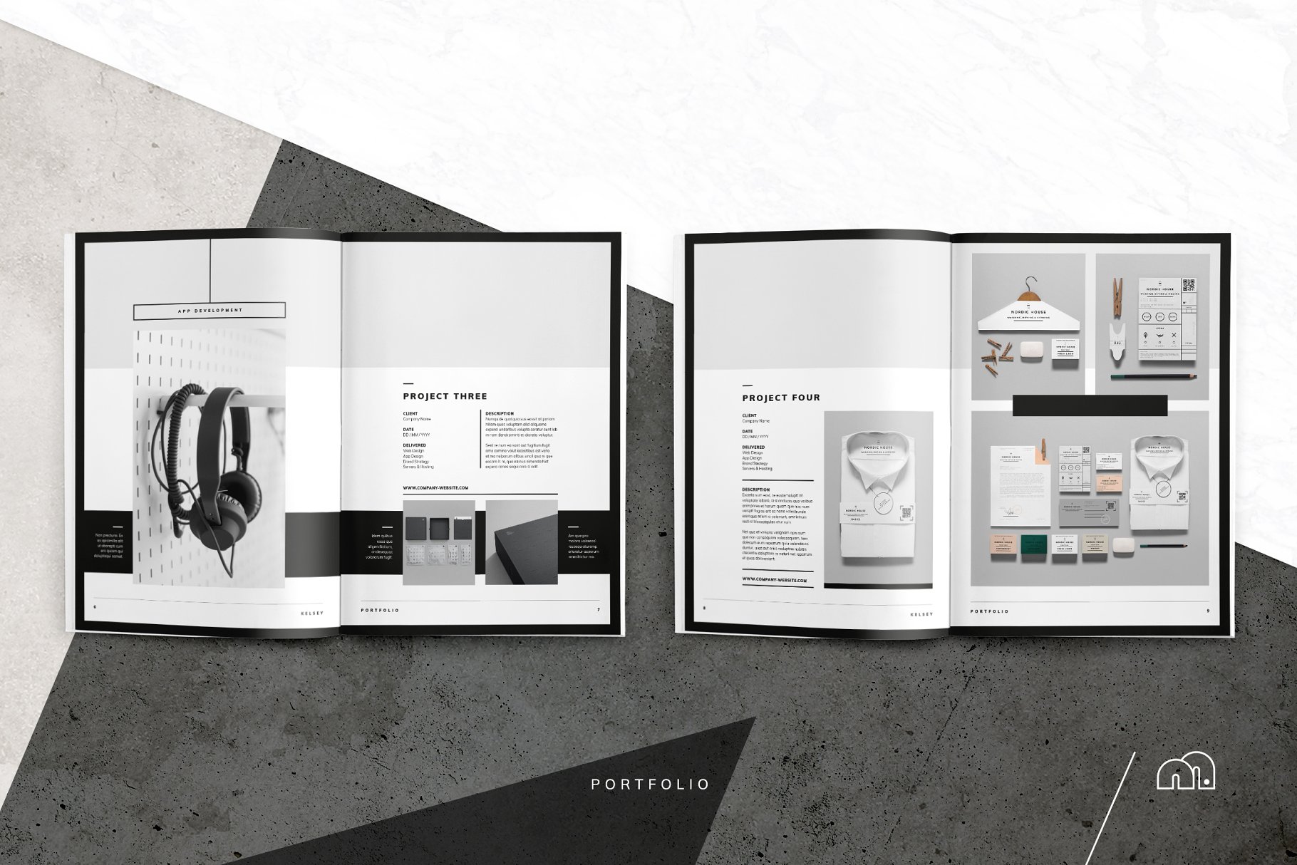 一套完美的简约项目提案模板 Kelsey – Pitch Pack插图(10)