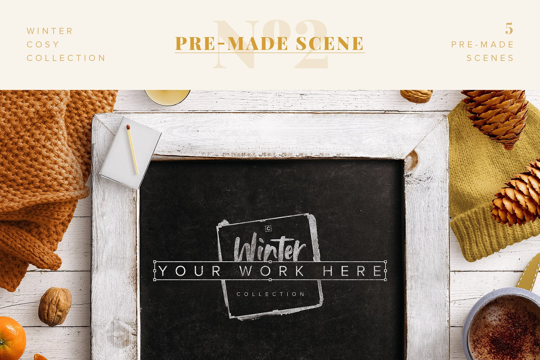 冬日气氛巨无霸Banner场景模板 Winter Cosy Collection – CS插图(2)