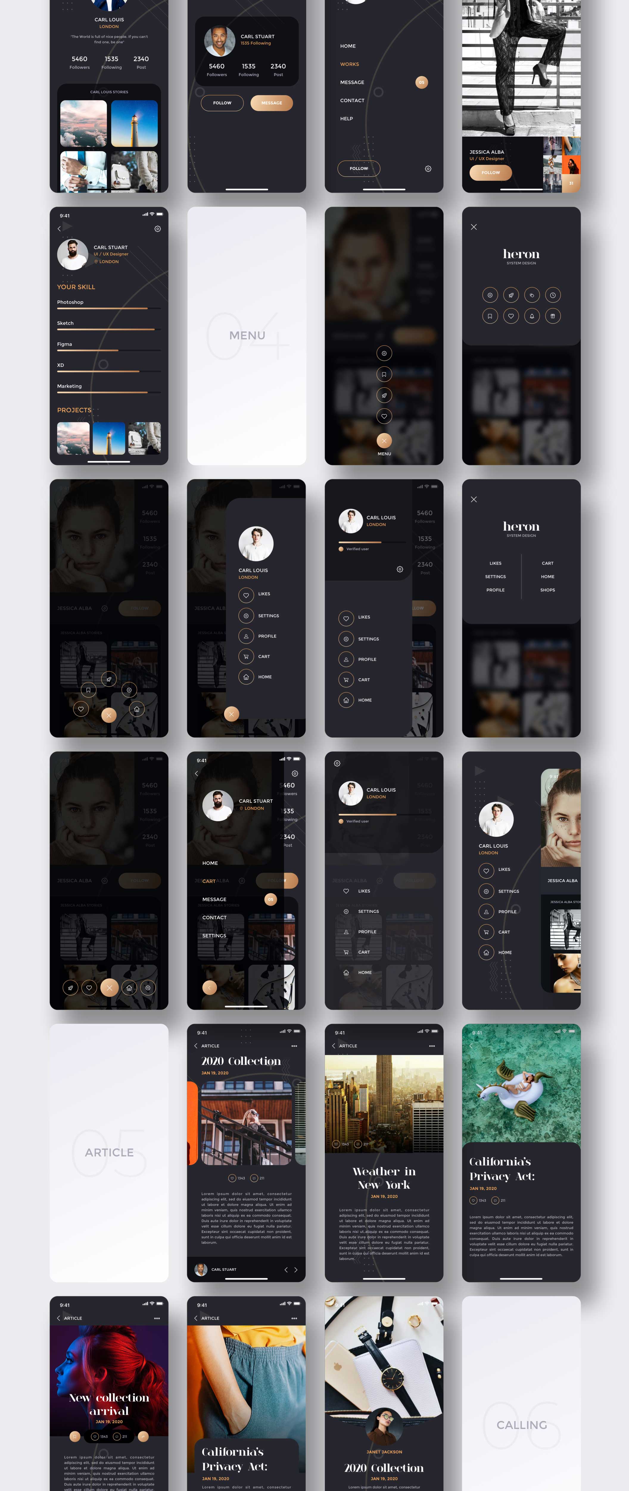 素材库下午茶:高质量优雅的IOS UI设计素材库精选套件插图(4)
