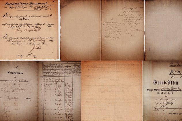 18世纪复古羊皮纸纹理Vol.1 18th Century Parchment Textures Volume 1插图(2)