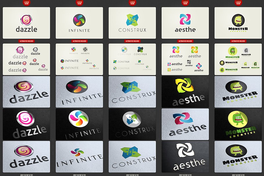 36个惊艳的矢量Logo模板  36 Vector Logo Templates插图(1)