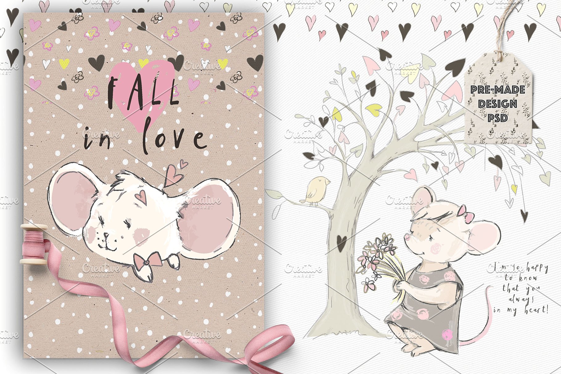 温馨的农场手绘设计元素合集[2.97GB] LOVE IN THE FARMHOUSE插图(12)