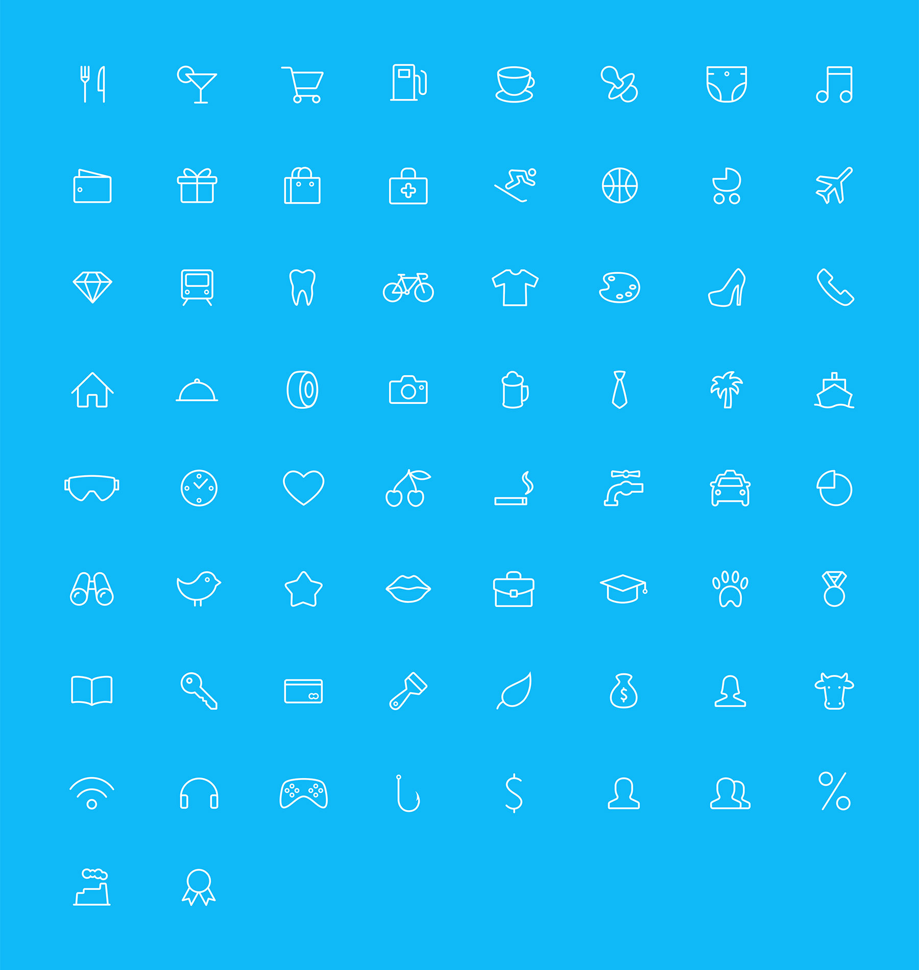 66 枚生活类图标