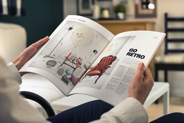 画册杂志样机模板 Brochure / Magazine Mockup插图(3)