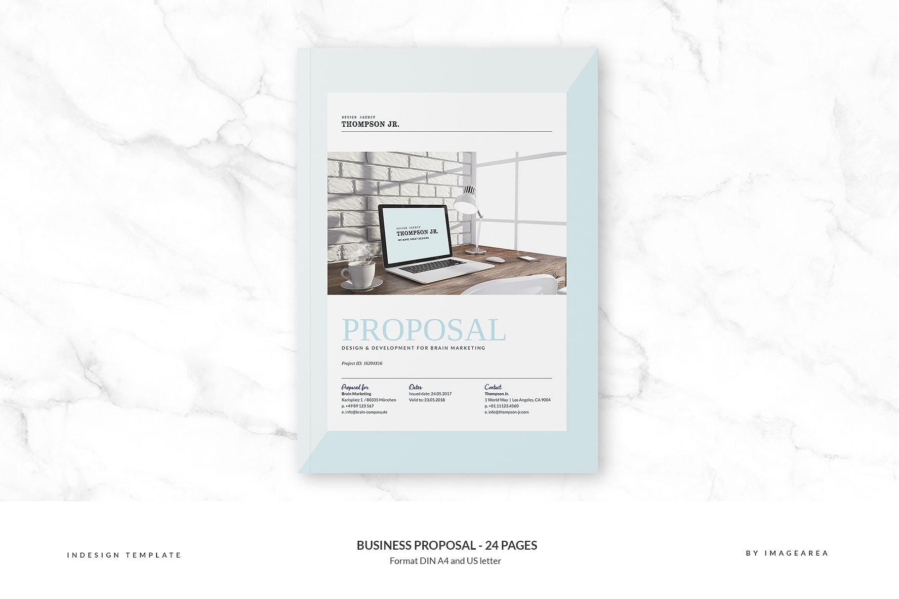 商业策划书计划书设计模板 Business Proposal – 24 pages插图