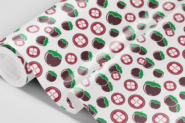 天然果汁图案包装设计无缝纹理v2 Natural Fruit Juices Seamless Patterns Vol2插图(4)