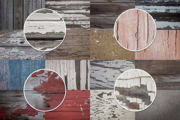 鬼城古老粗糙纹理合集Vol.1 Ghost Town Grunge Texture Pack Volume 1插图(1)