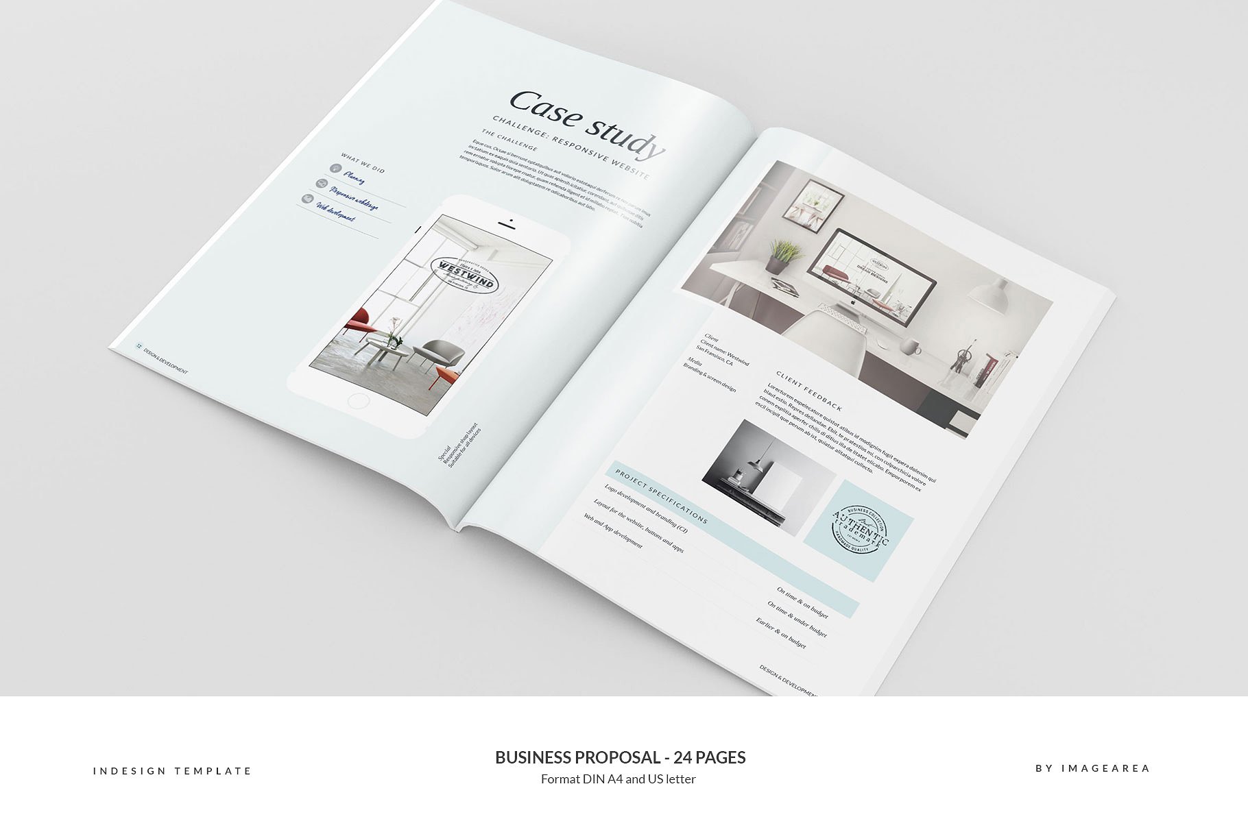 商业策划书计划书设计模板 Business Proposal – 24 pages插图(8)