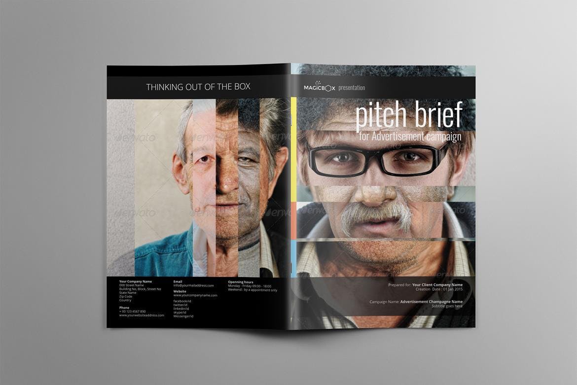 适用于企业画册/营销计划书设计模板 Proposal插图(2)