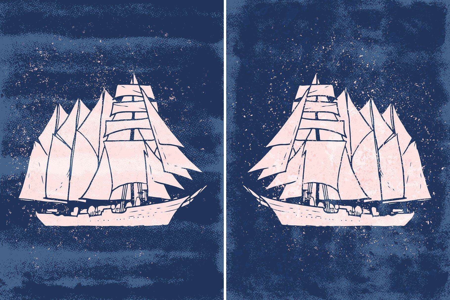 104款手绘原始和半色调墨汁纹理 Blackview Grunge Textures Set插图(3)