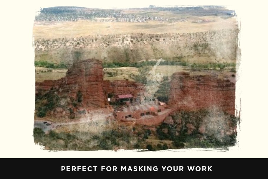 水洗墨水的魅力纹理合集[1.08GB] Dirty Ink | Ink Wash Textures插图(7)