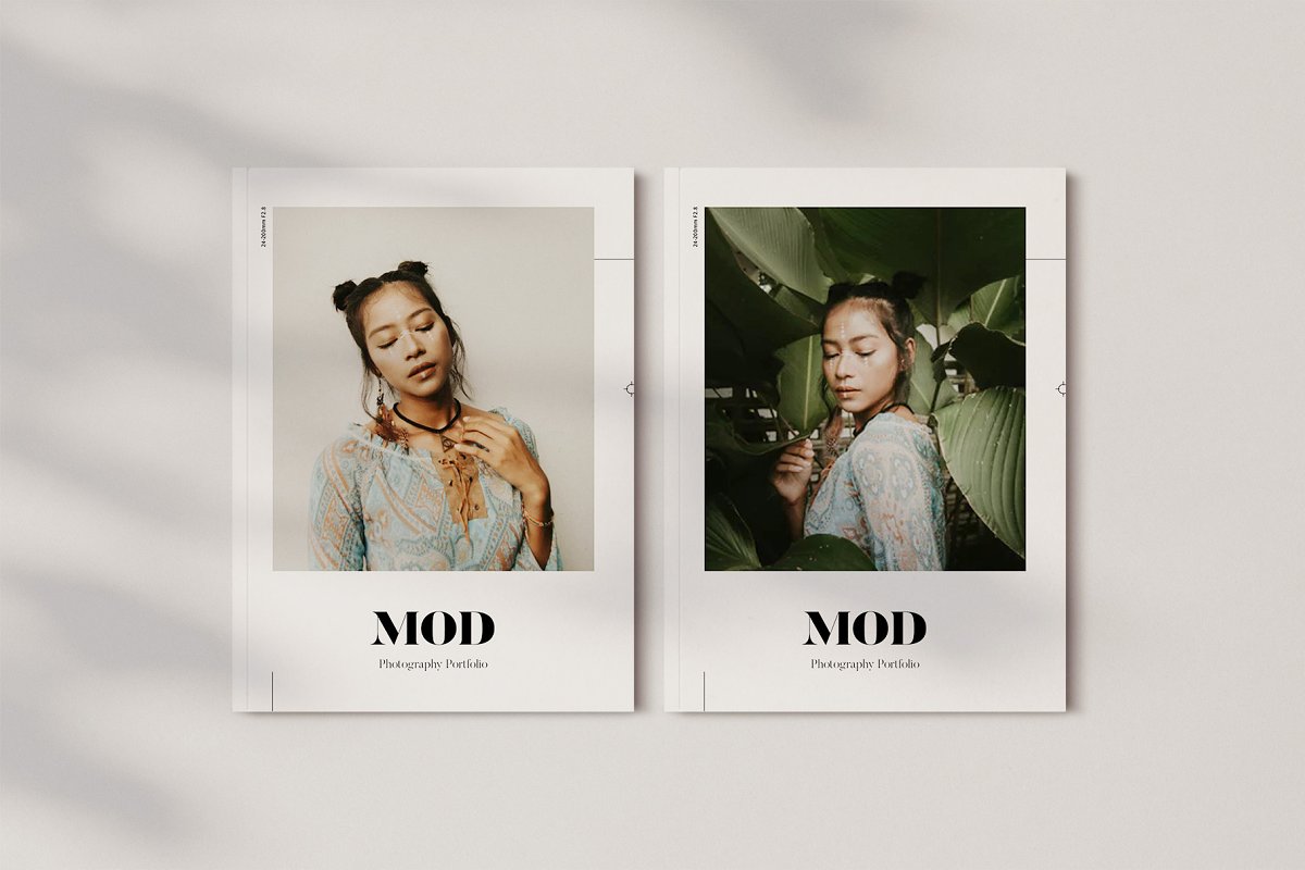 Mod时尚摄影作品图册设计模板插图