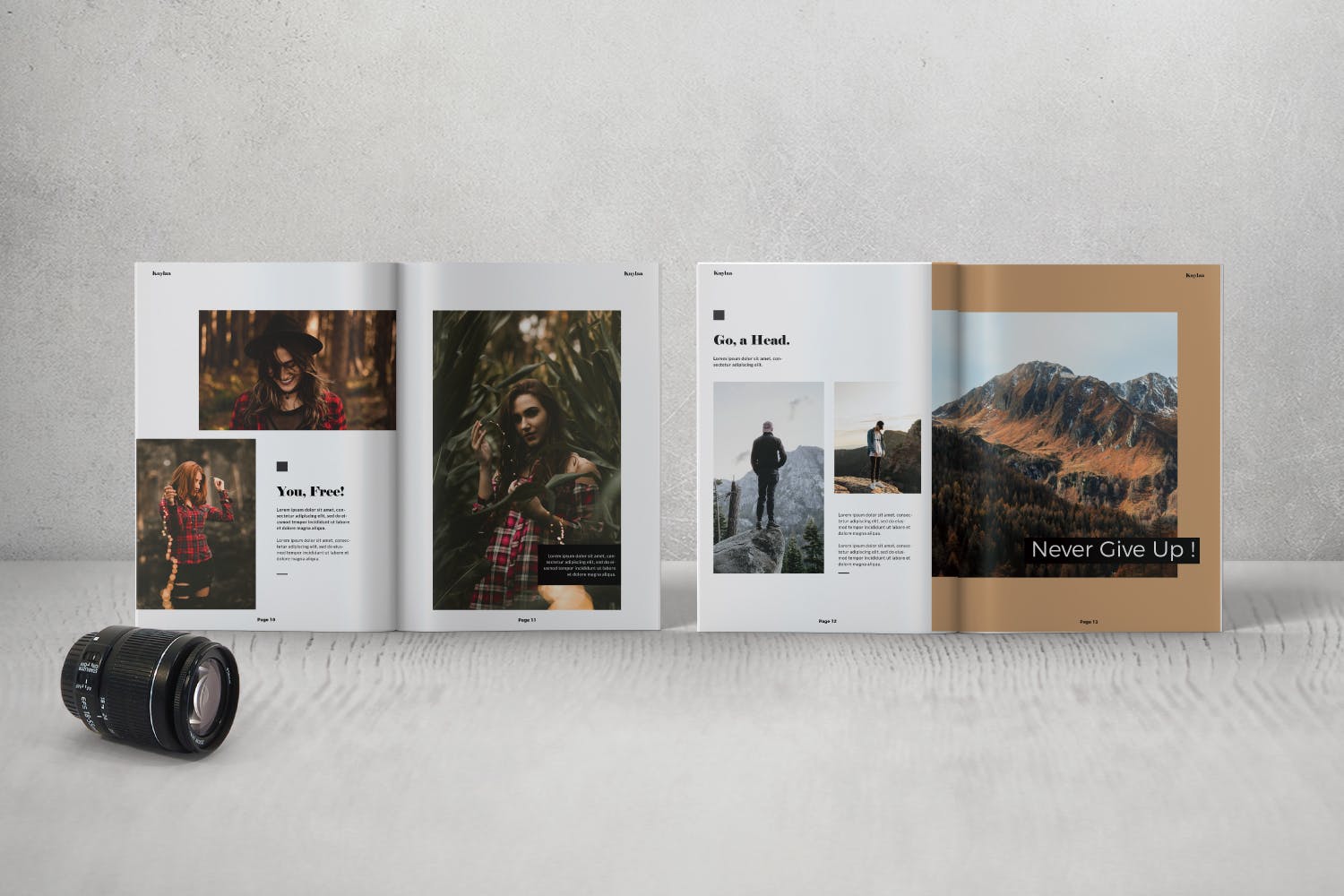 现代简约风Lookbook版式设计Indesign模板 Kuylaa Collection Lookbook插图(3)