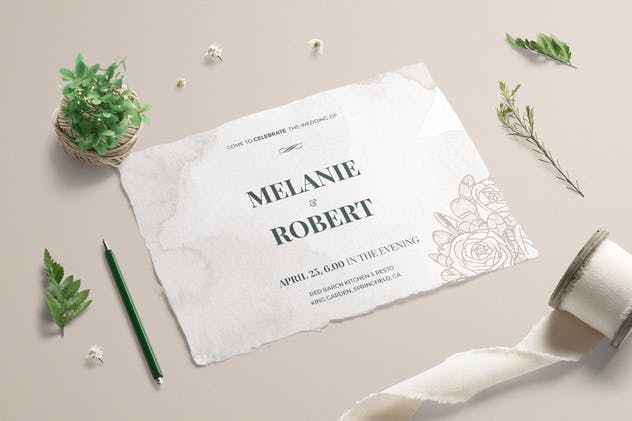 40款水彩图形PS画笔笔刷＆矢量花卉插画素材 Cloudy Watercolor Decorations Set插图(5)