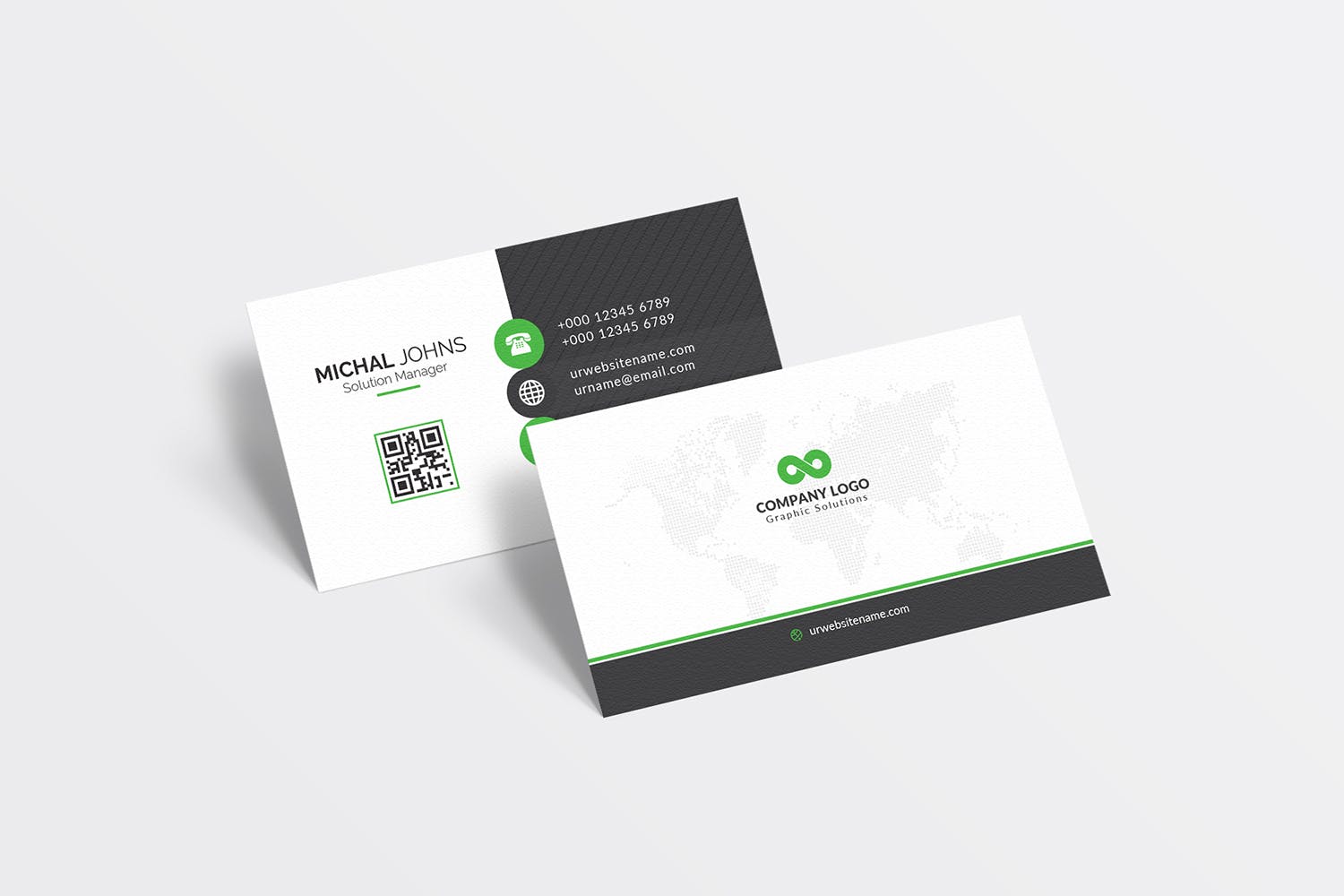 经典排版风格企业素材库精选名片模板 Business Card插图(2)