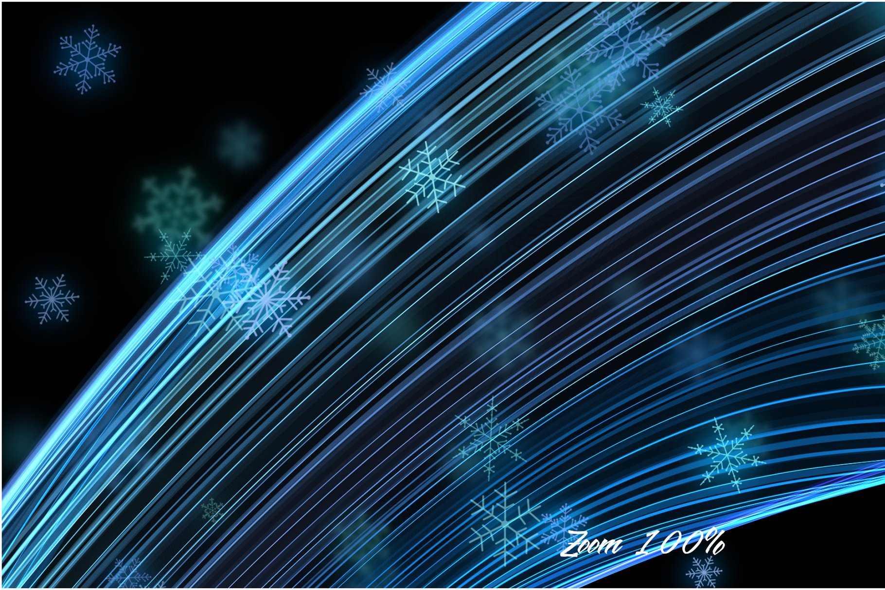 8K超高分辨率冬季气息波纹叠层背景 8K Winter Waves Overlays插图(1)