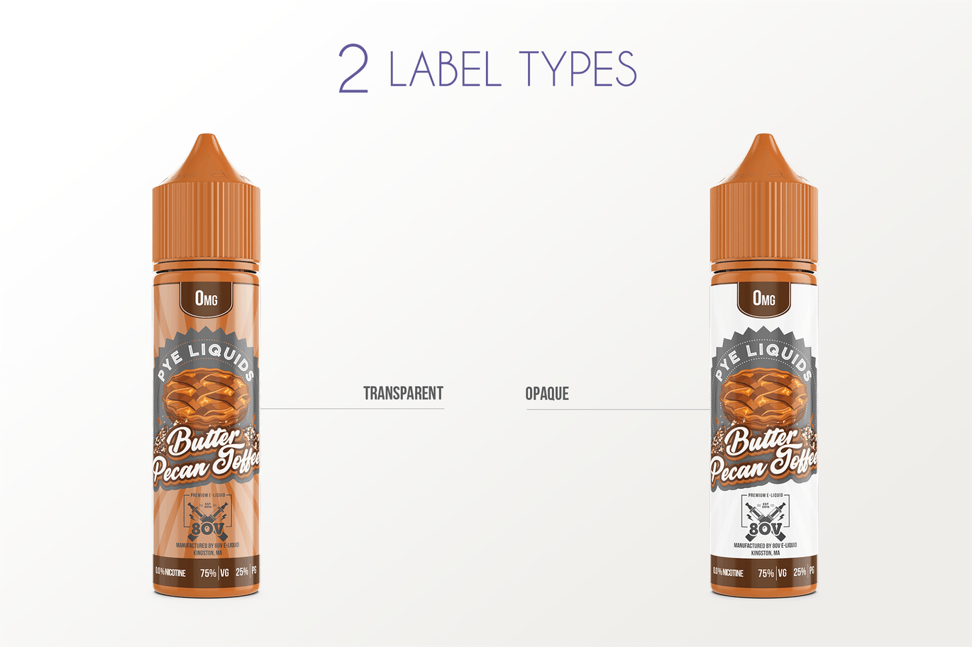 60ml装电子烟烟油瓶外观设计样机模板 eLiquid Bottle Mockup v. 60ml-A插图(2)