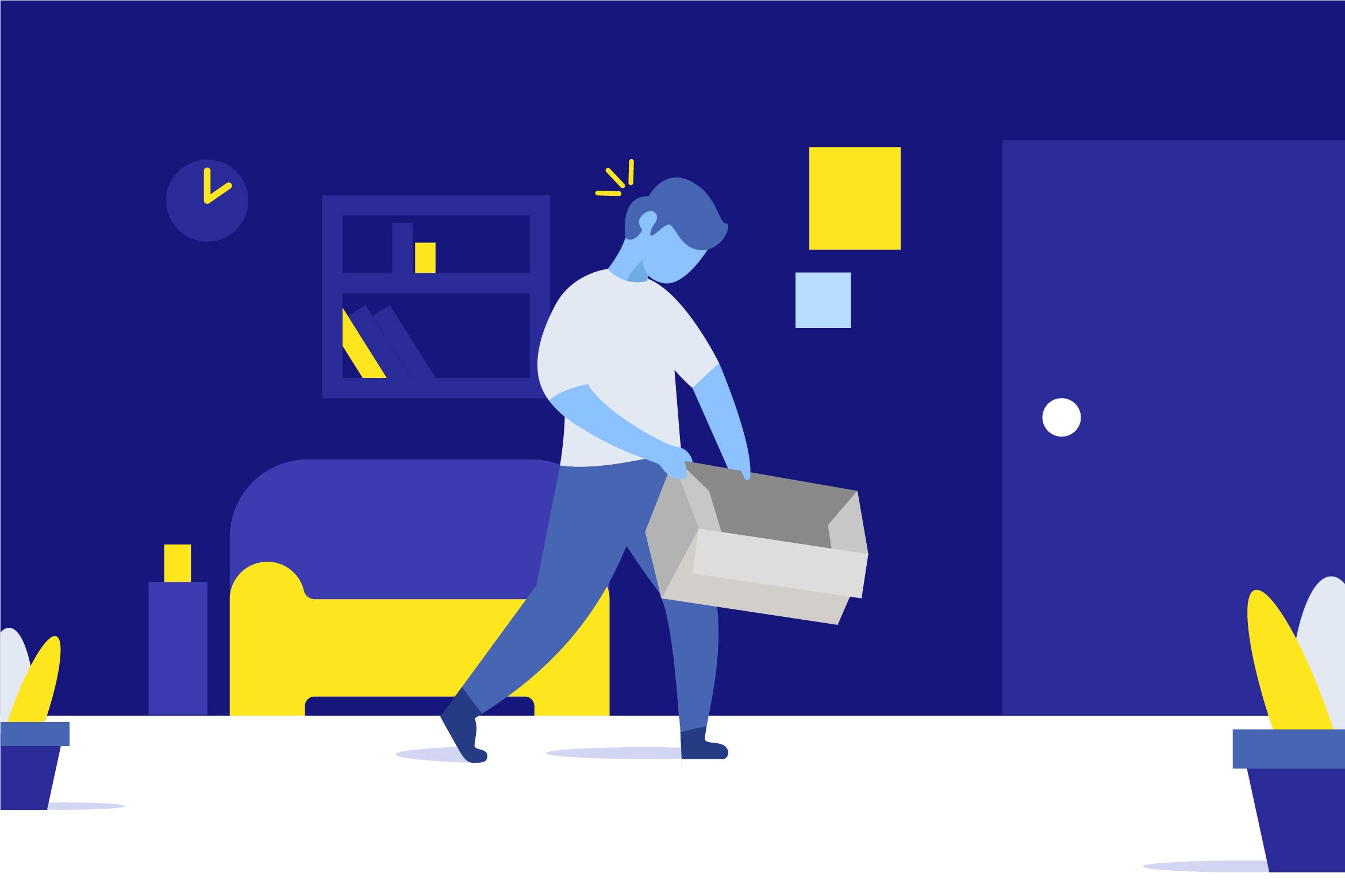 网站&APP空状态图示矢量插画素材库精选 Empty state illustration for website and apps插图