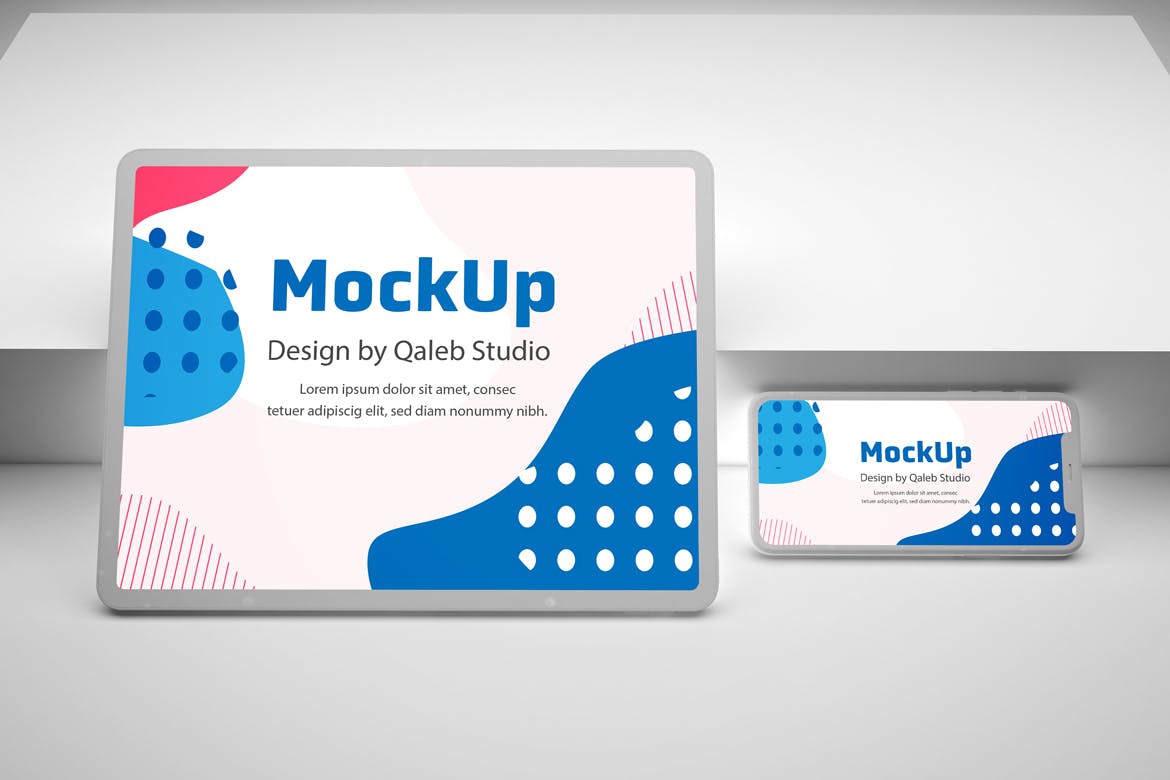 简约风格iPhone 11&iPad Pro屏幕界面预览素材库精选样机 Clean iPhone 11 & iPad Pro插图(6)