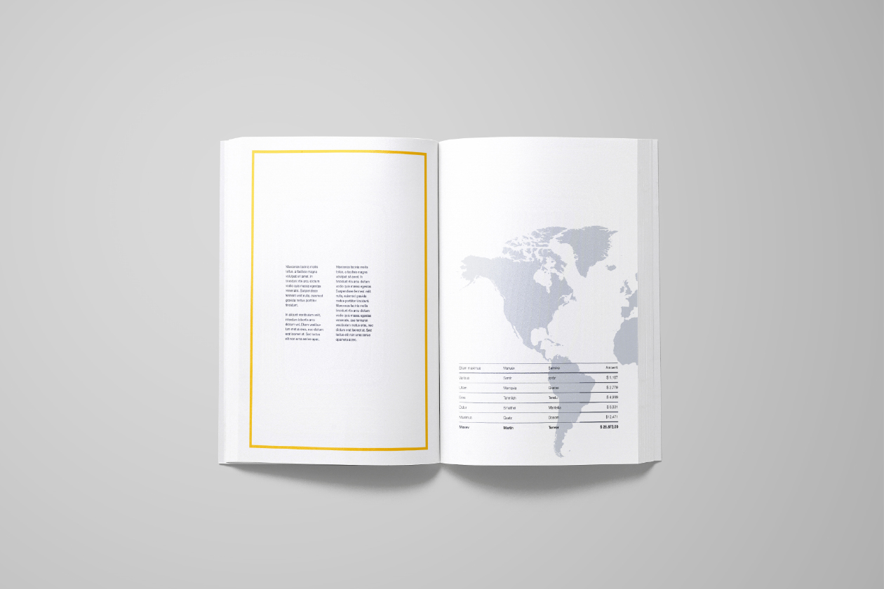 A4标准尺寸图书内页排版设计图样机模板 Photoshop A4 Book Mockup插图(3)