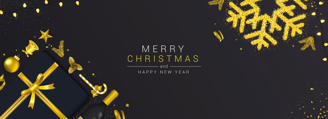 圣诞节&新年主题贺卡设计模板素材 Merry Christmas and Happy New Year greeting cards插图(6)