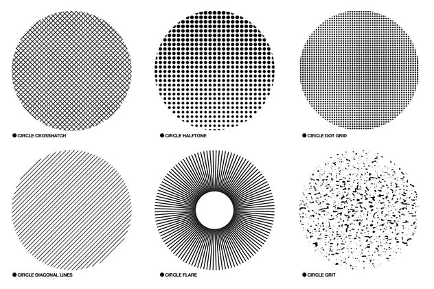 抽象复古线条/网格纹理图案素材 Retroset插图(3)