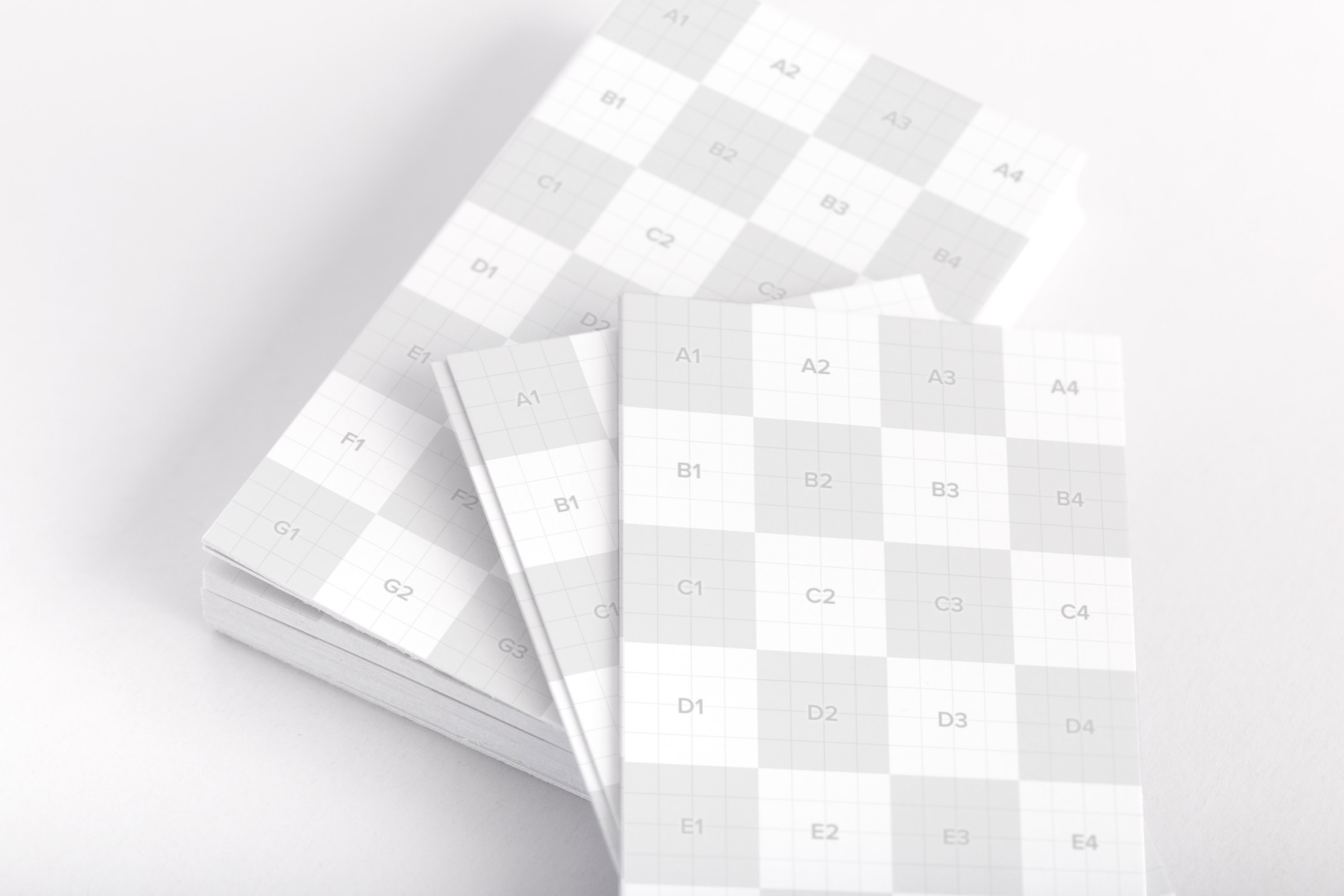 企业名片设计双面印刷效果图样机04 Business Cards Mockup 04插图(1)