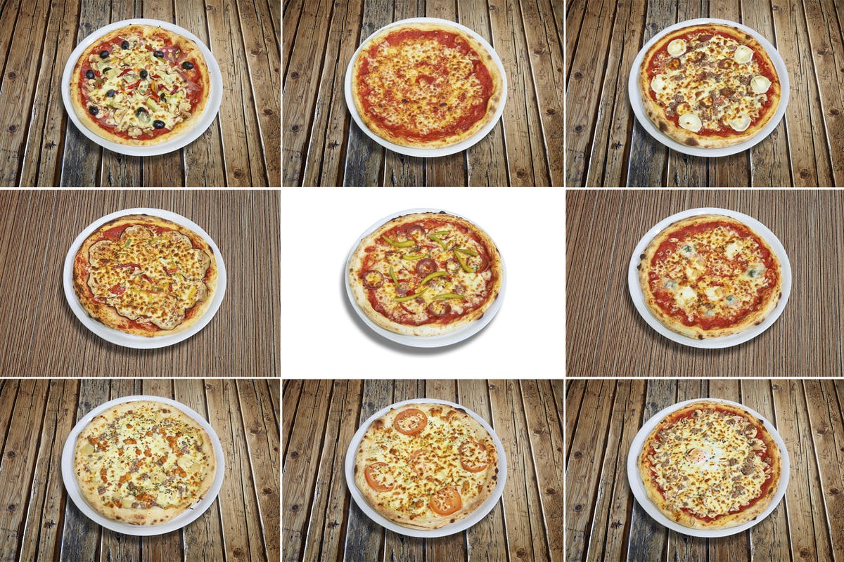 披萨品牌俯视拍照照片样机模板 Pizza_Plate_Above插图