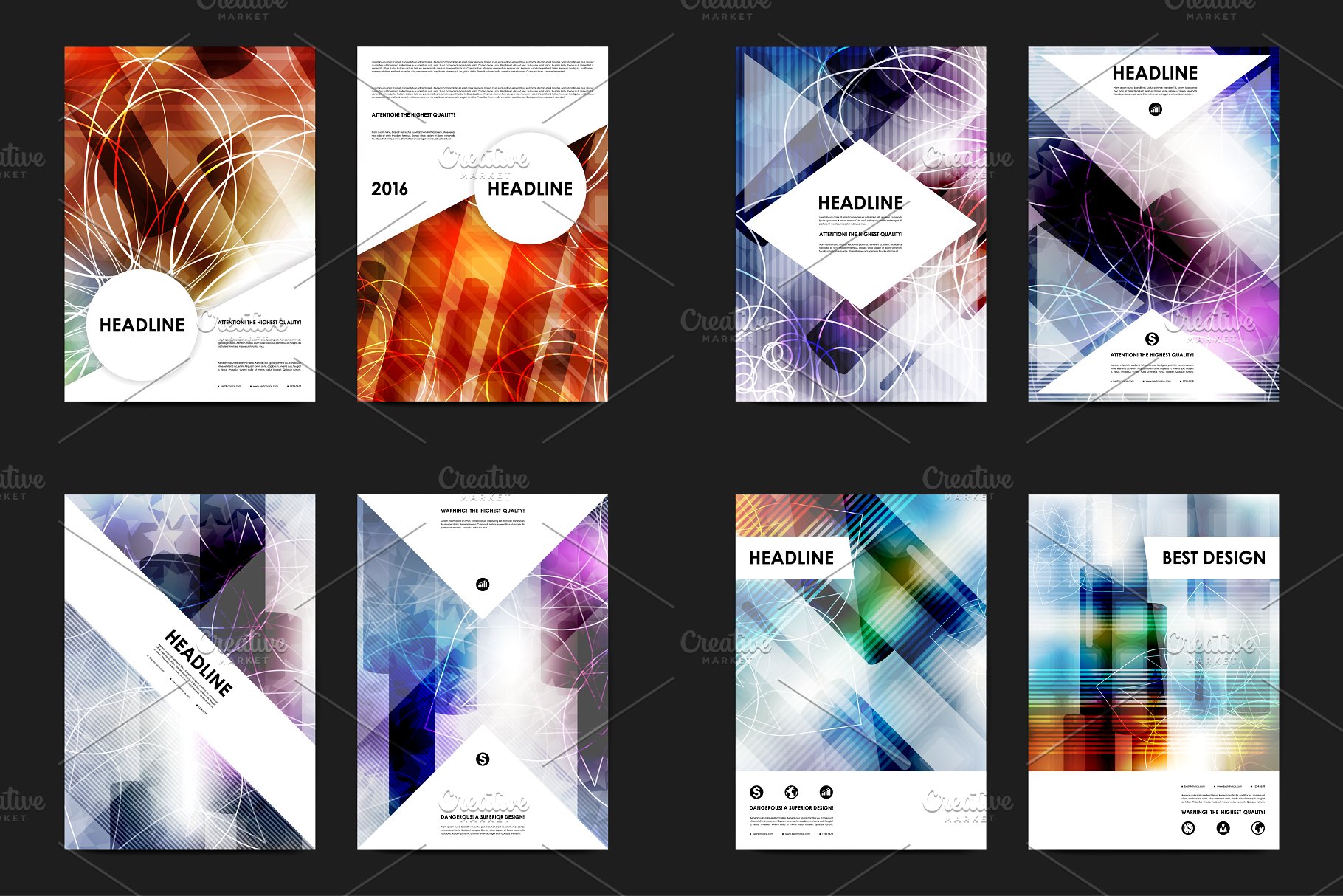 极力推荐：50+商业企业宣传传单模板 50+ Business Flyers Bundle插图(13)