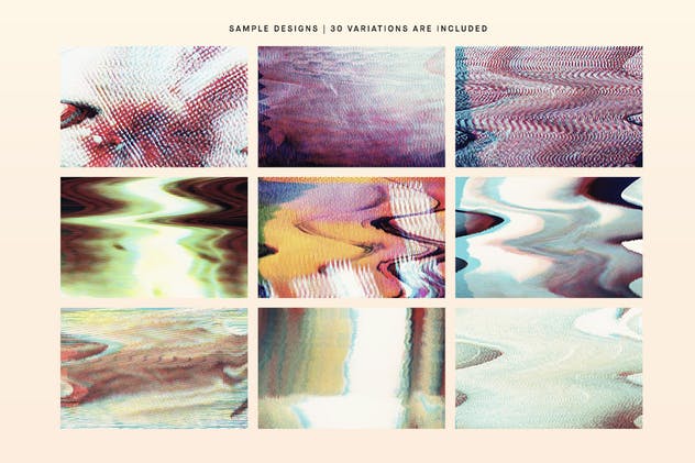 30款抽象光线折射多彩背景纹理 Psych Abstract插图(6)