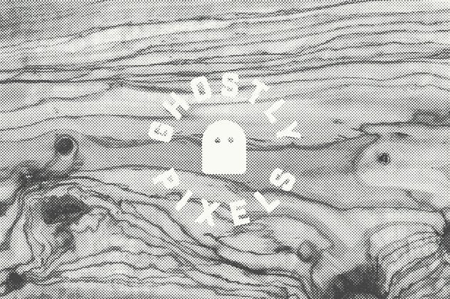 木纹半色调纹理设计素材合集 Wood Halftone Textures插图(9)