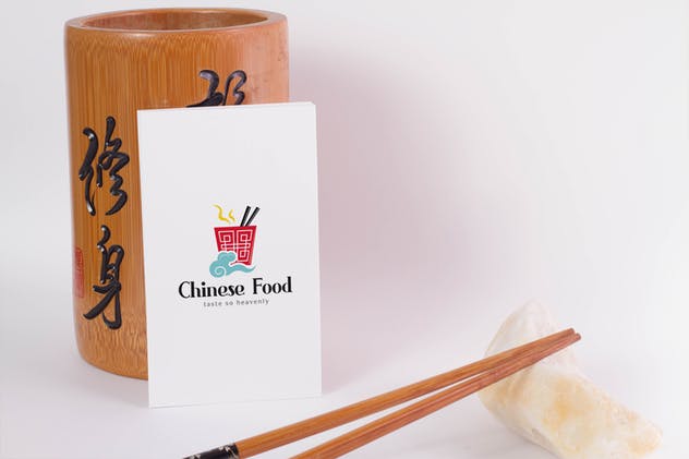 亚洲美食菜单版式设计效果图样机素材库精选 Asian Food Mock Up插图(2)