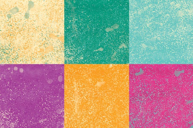 水彩油漆斑点飞溅背景纹理 Speckle Paint Textures插图(2)