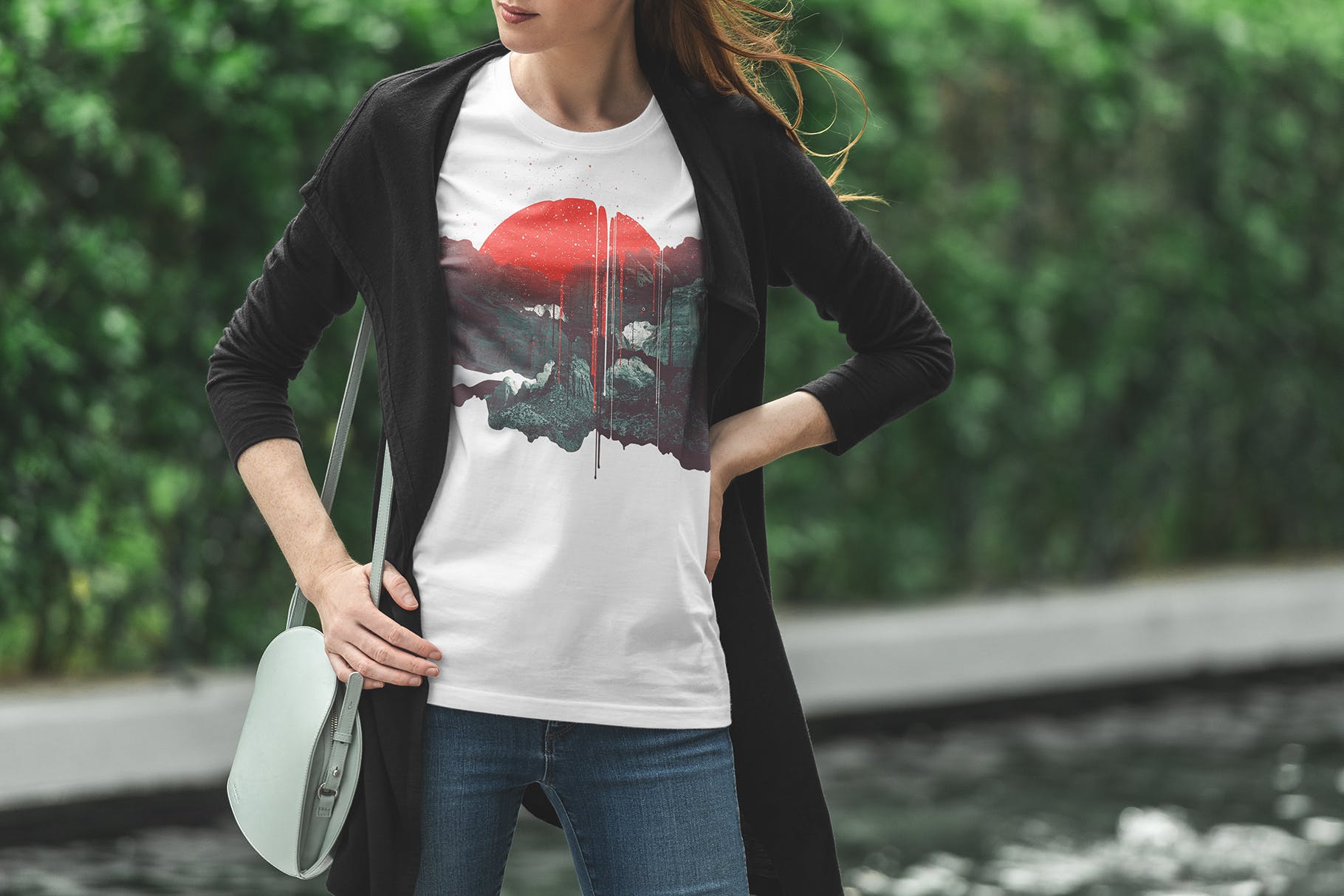 城市系列-印花T恤产品展示样机素材库精选模板v6 T-Shirt Mockup Urban Edition Vol. 6插图(1)