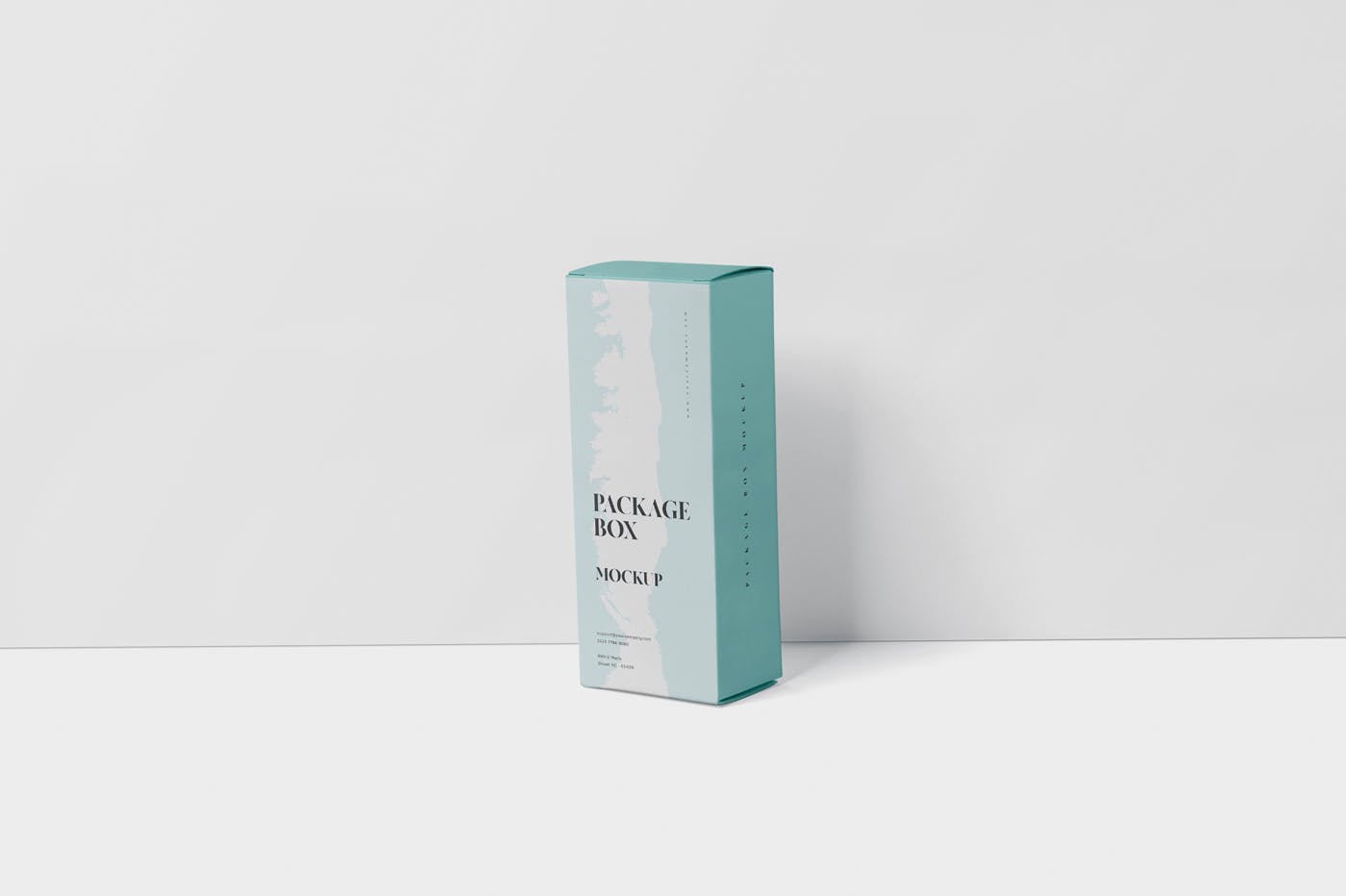 简约风多用途产品包装纸盒设计效果图素材库精选 Package Box Mock-Up – High Rectangle Shape插图(2)